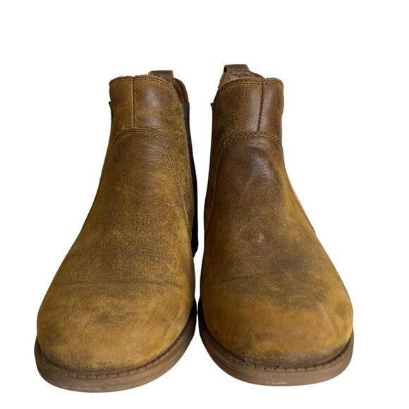 Ugg Brown Bonham Leather Ankle Boots Size 6 - Picture 2 of 9